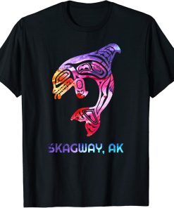 Skagway Alaska PNW Native American Indian Orca Killer Whale T-Shirt