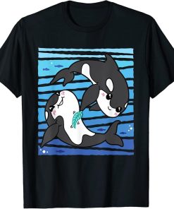 Happy Orcas I Orca Whale I Kids Orca T-Shirt